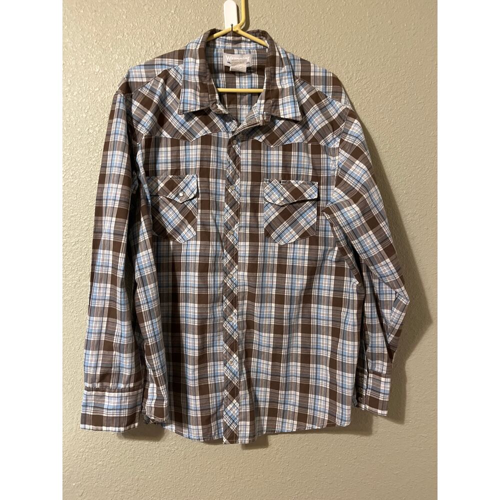Wrangler rancher men’s western shirt size XXL